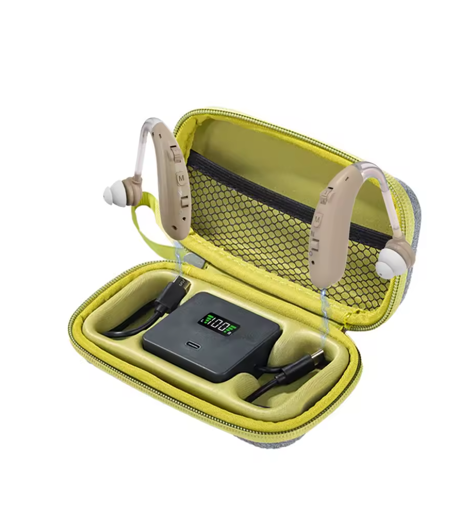 Audiclear Elite™ - Premium Rechargeable Hearing Amplifier with Bluetooth