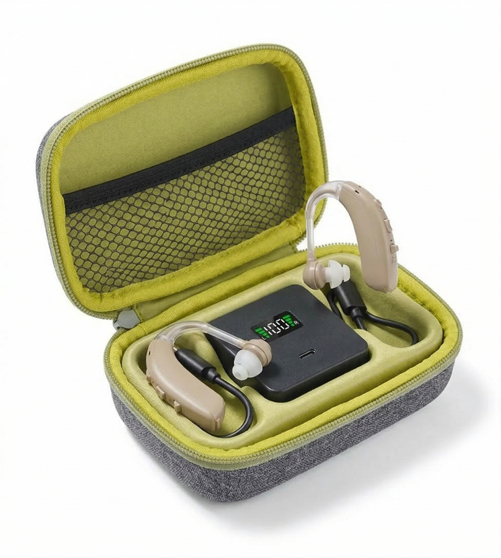 Audiclear Elite™ - Premium Rechargeable Hearing Amplifier with Bluetooth