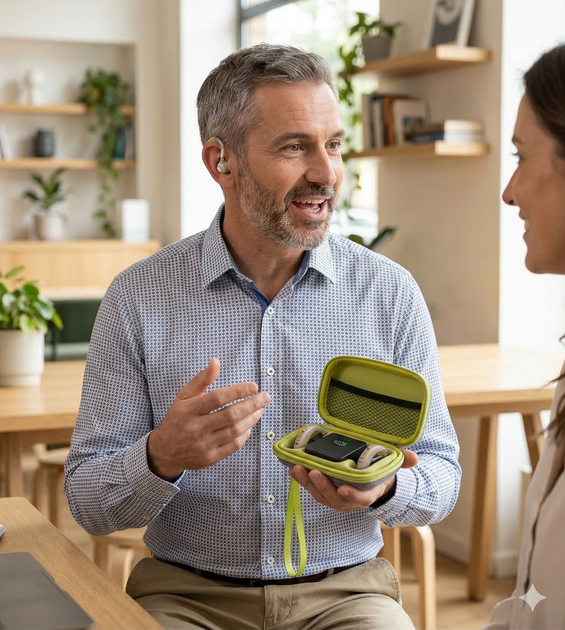 Audiclear Elite™ - Premium Rechargeable Hearing Amplifier with Bluetooth